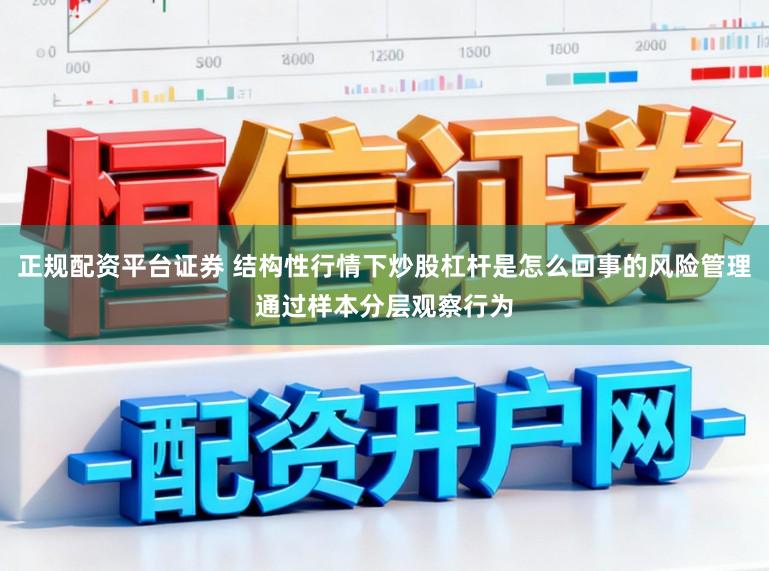 正规配资平台证券 结构性行情下炒股杠杆是怎么回事的风险管理通过样本分层观察行为