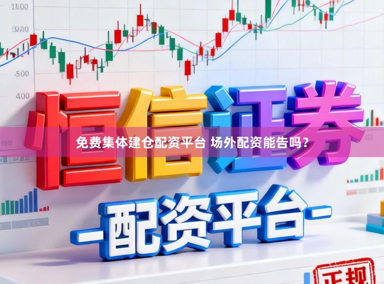 免费集体建仓配资平台 场外配资能告吗?