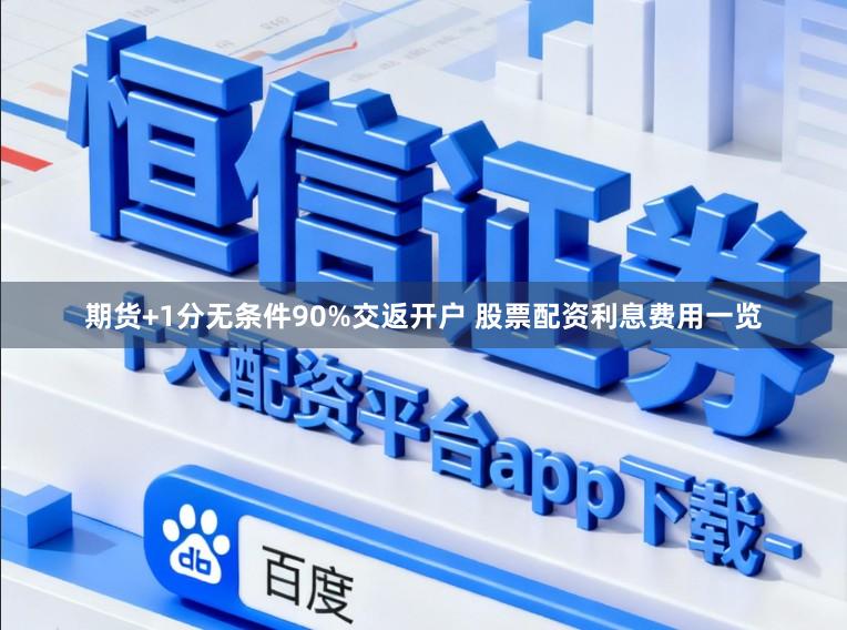 期货+1分无条件90%交返开户 股票配资利息费用一览
